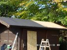Gartenhaus Dach erneuert